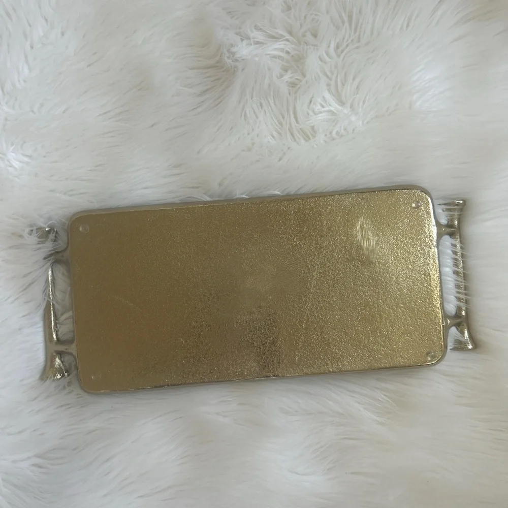 New! Elegant Gold toned Tray
